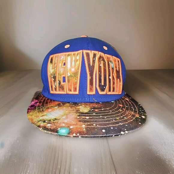 KBETHOS NY New York Galaxy Stars Snapback Flat Peak Fitted Hats Hip Hop Caps - Picture 2 of 12